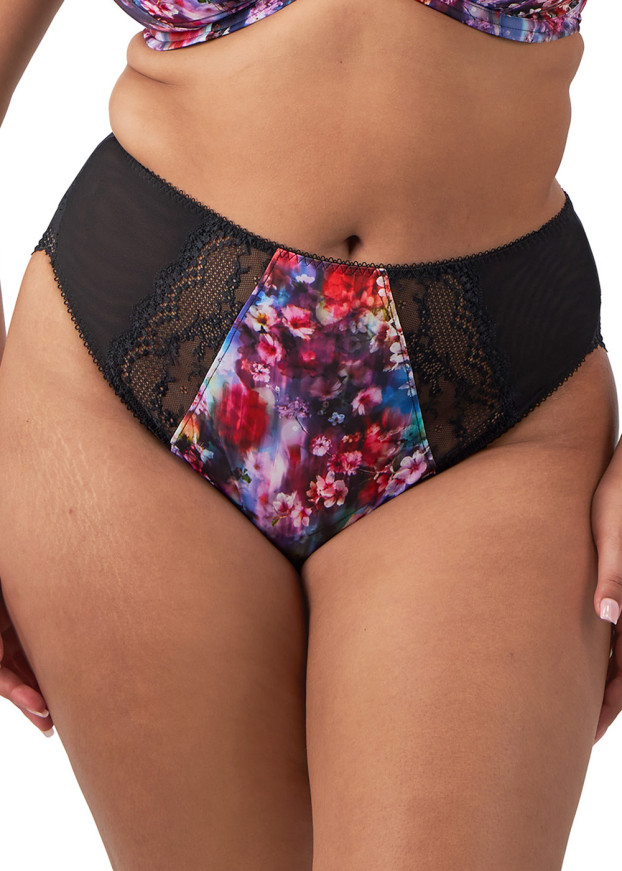 Elomi Lucie Cherry Blossom high leg brief M-4XL